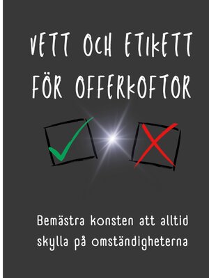 cover image of Vett och etikett för offerkoftor